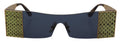Dolce & Gabbana Gold Metal Rectangle Shades DG2263 Sunglasses