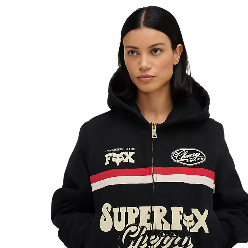 Fox x Cherry Mechanic Jacket Black