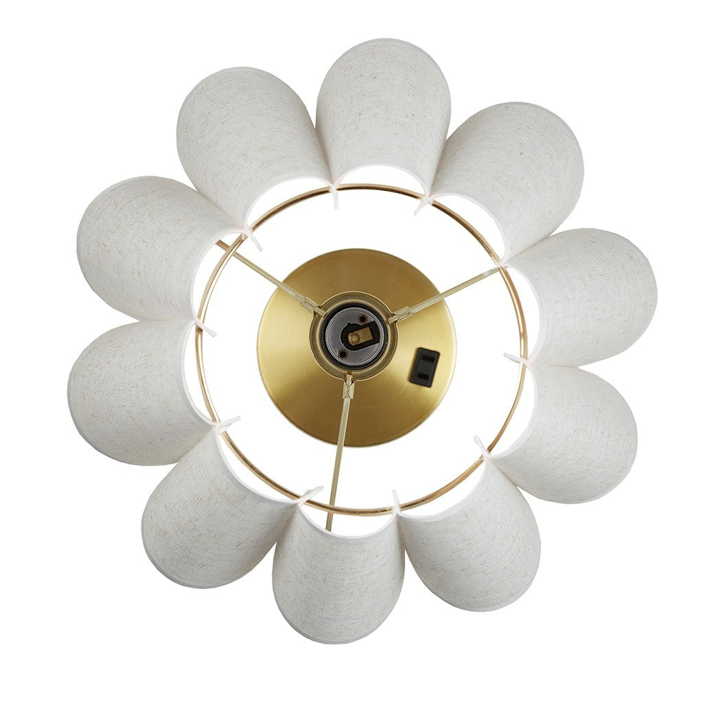 Tap-Control and Dimmable Accent Table Lamp with Power Outlet Gold See below