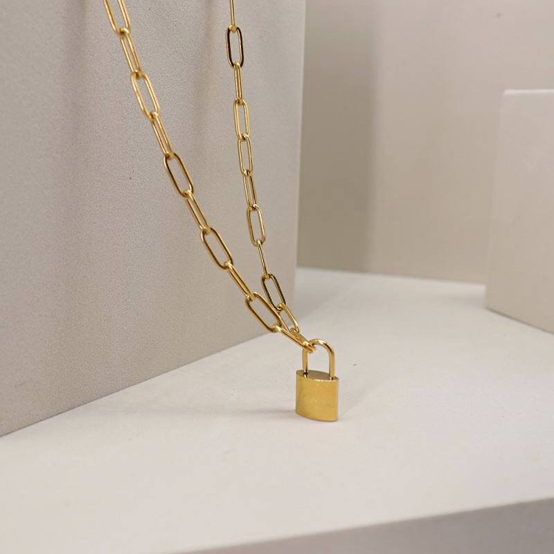 Arnaude Hardy 18k Gold-Plated Stainless Steel Necklace