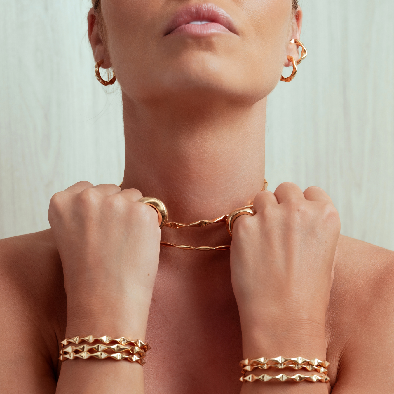 Sabrina Gold Choker