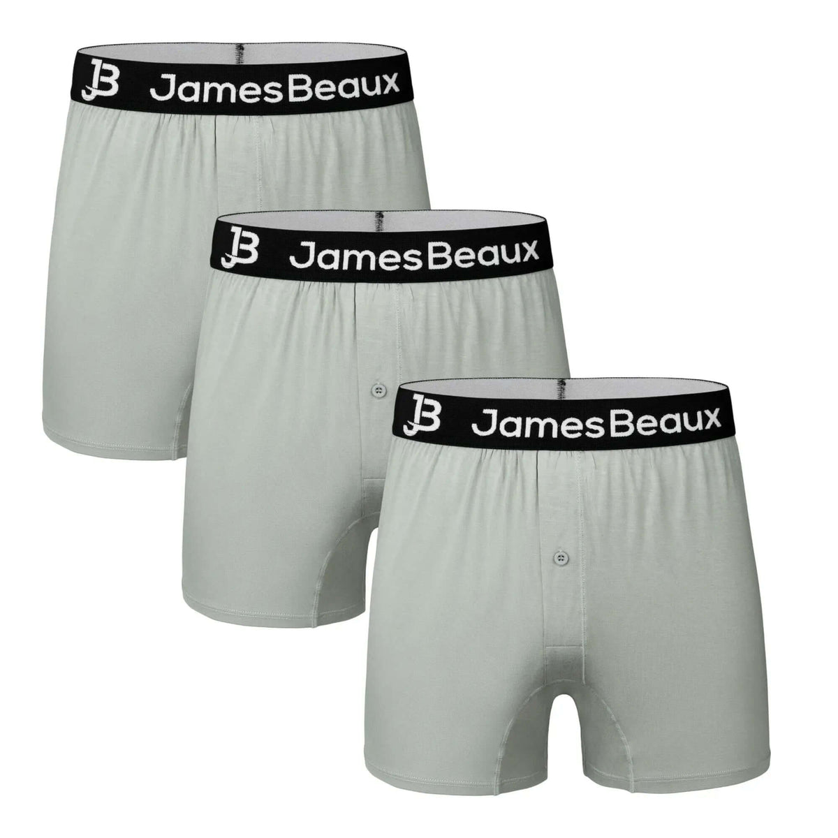 Men's Bamboo Anti-Chafing Boxer Shorts (3-Pack) | Gray