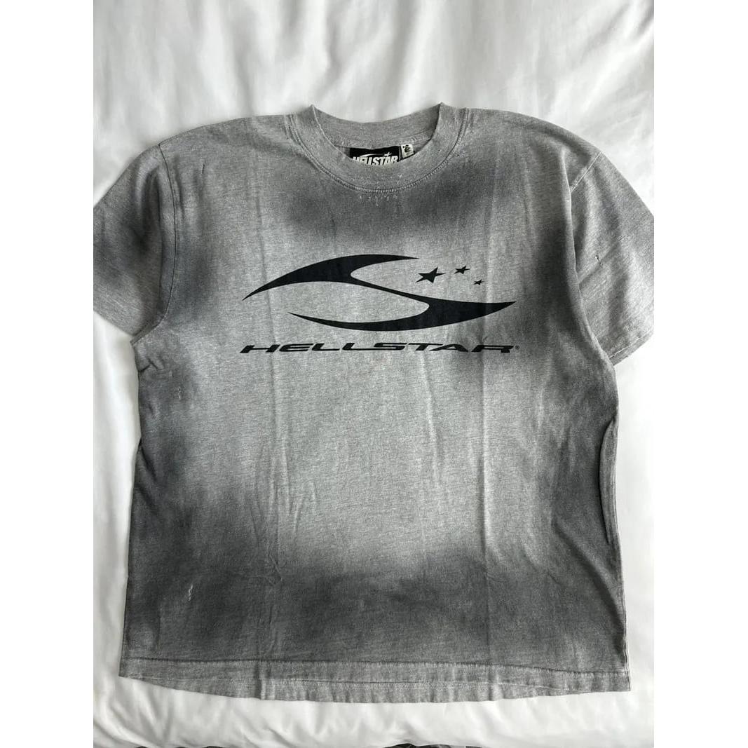 Hellstar Sports T-Shirt Grey Shortsleeve