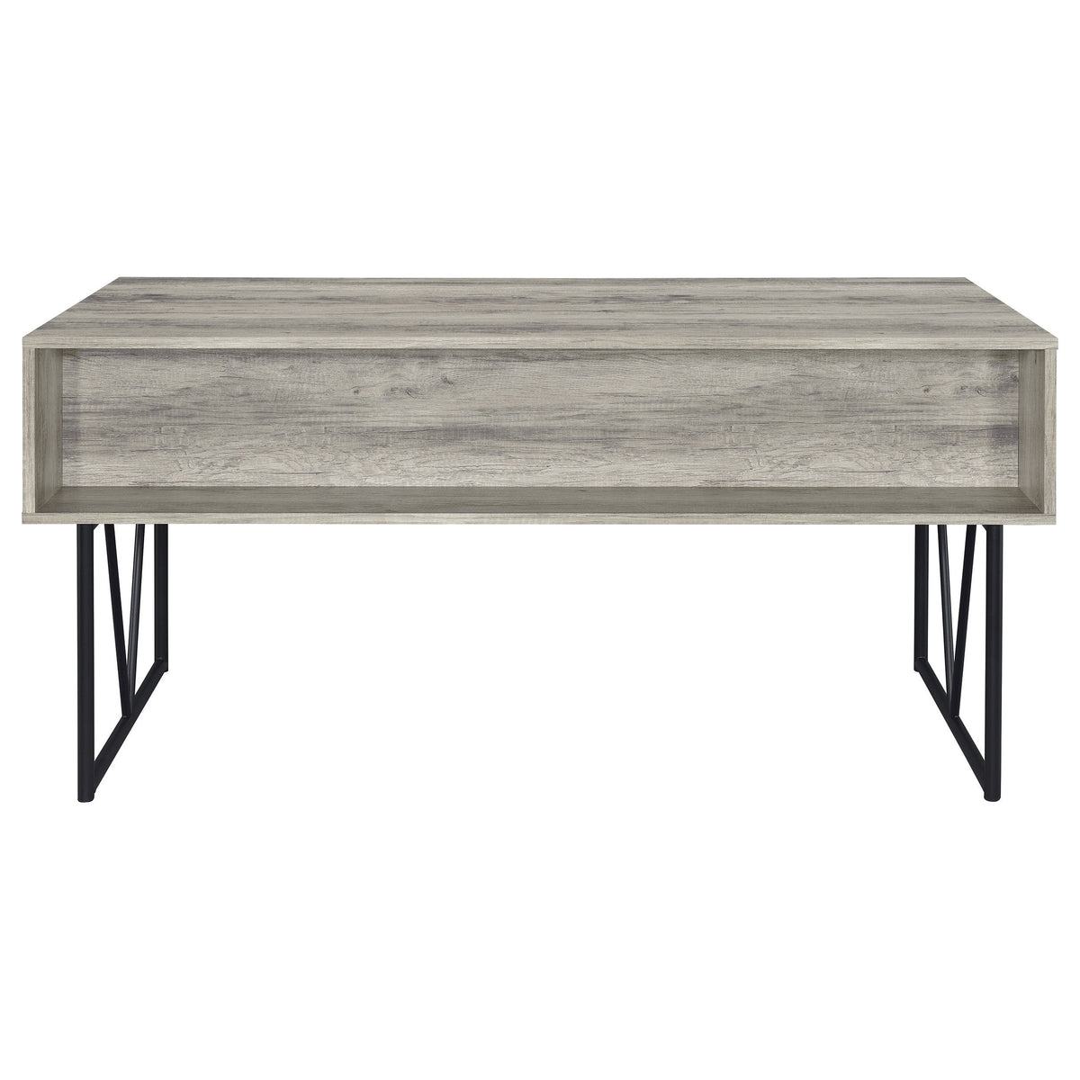 Sonoma Grey Driftwood 4-Drawer Writing Desk