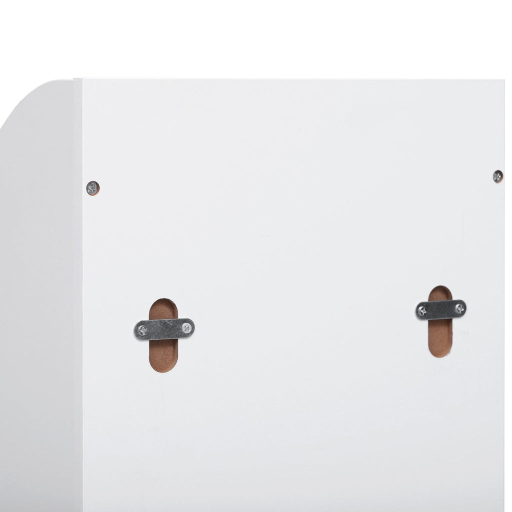 K&K 47.2' Farmhouse Kitchen Island with Drop Leaf, Kitchen Storage Island with Removable Side Racks, Two Drawers, Rolling Kitchen Cart on Wheels with Towel Rack, for Home, Kitchen, Dining Room, White