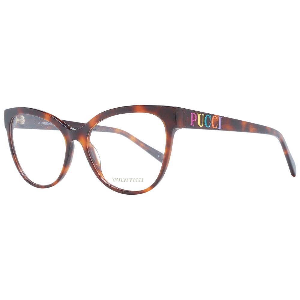 Emilio Pucci Brown Plastic Glasses (Frames)