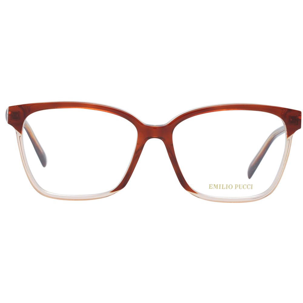 Emilio Pucci Brown Plastic Glasses (Frames)