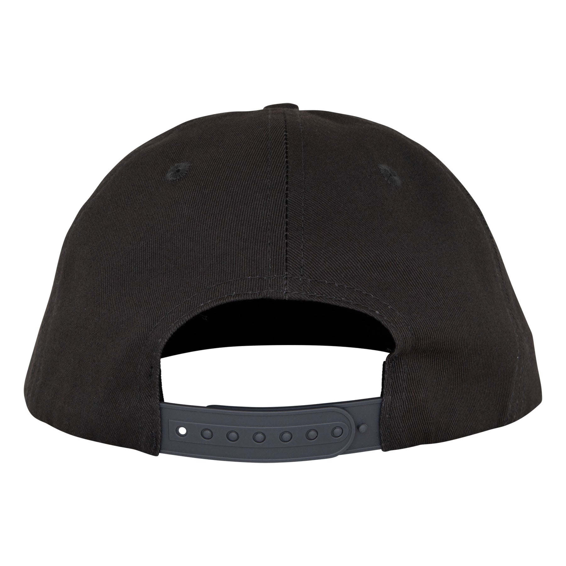 Santa Cruz Label Black Saddle Snapback Hat