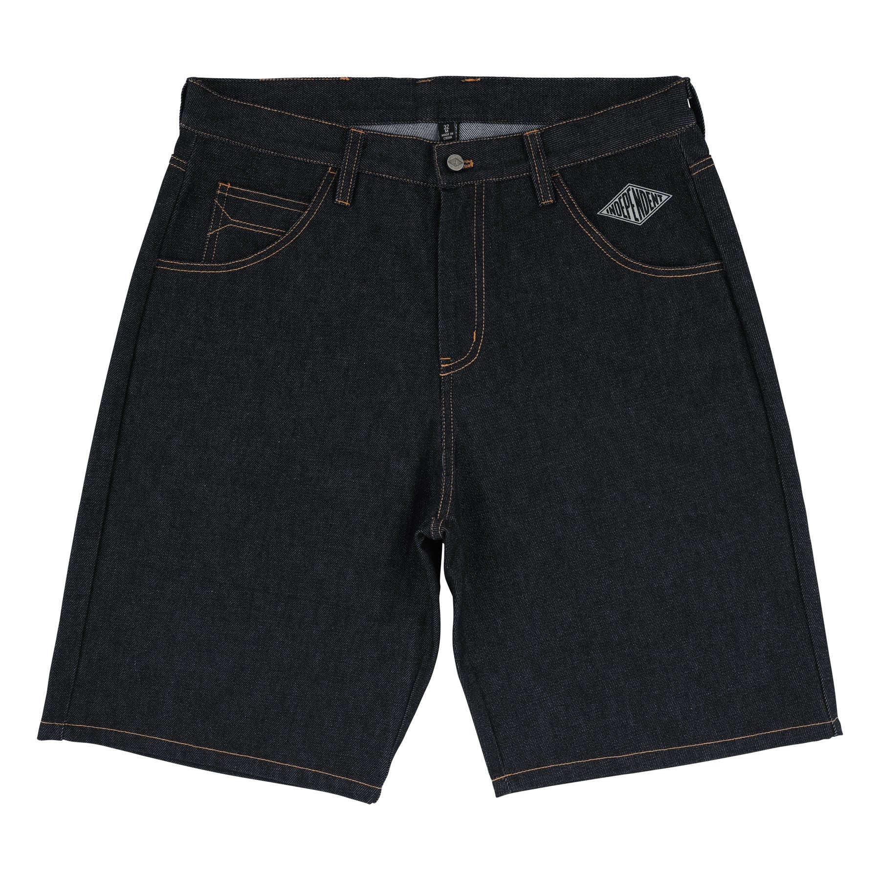 Independent Free On The Streets Dark Indigo Denim Shorts