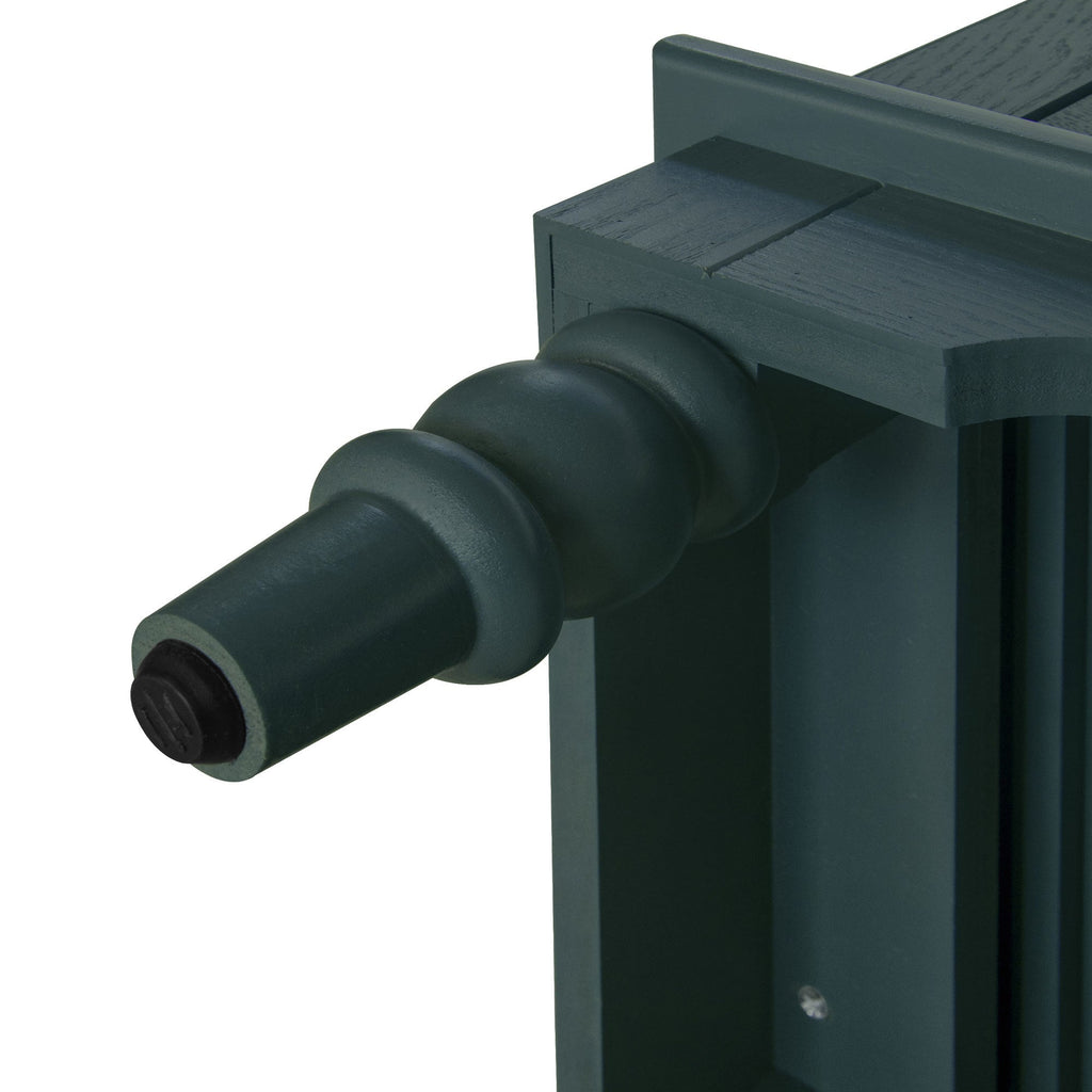 Blackish Green Hollow-Carved 3-Drawer Dresser with Metal Handles, MDF Storage Chest for Living Room or Bedroom