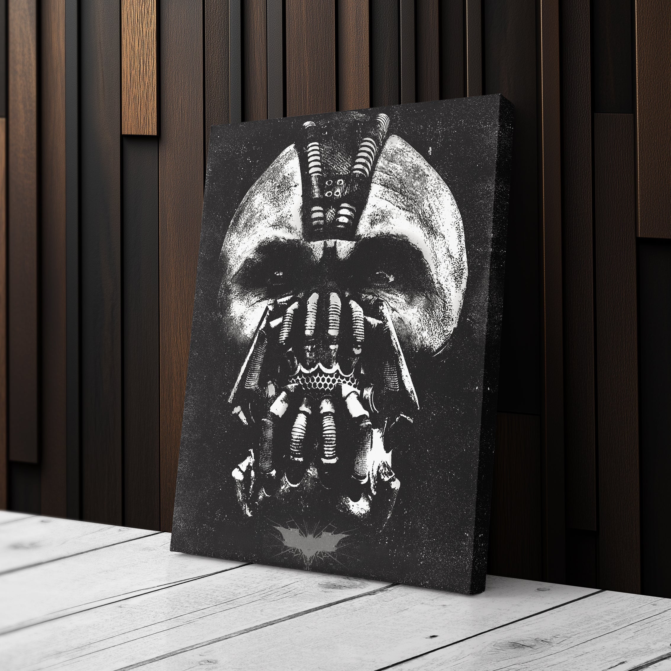 Bane The Dark Knight Rises Canvas Print – Batman Villain Wall Art for Home Decor