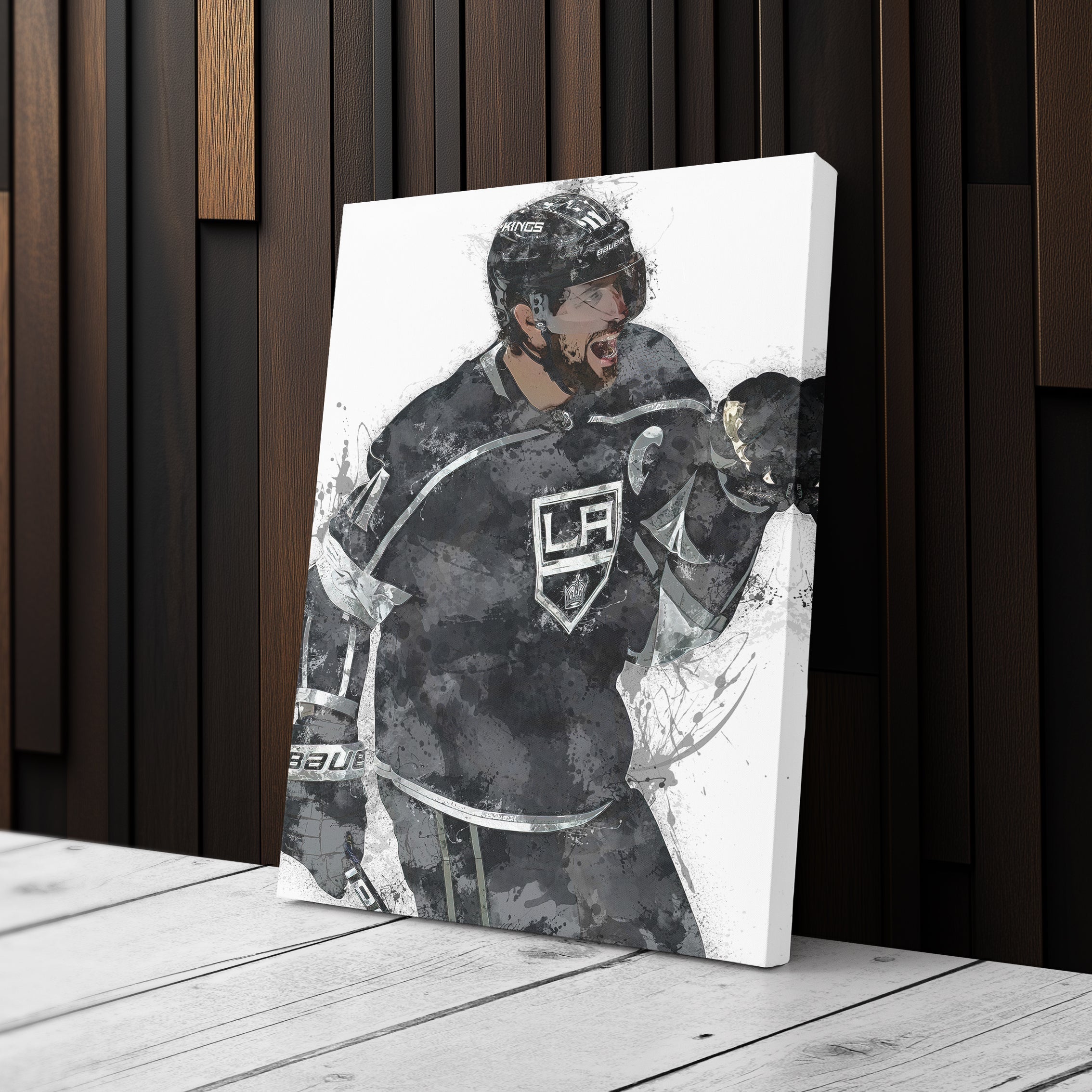Anze Kopitar Canvas Art – Los Angeles Kings Wall Decor