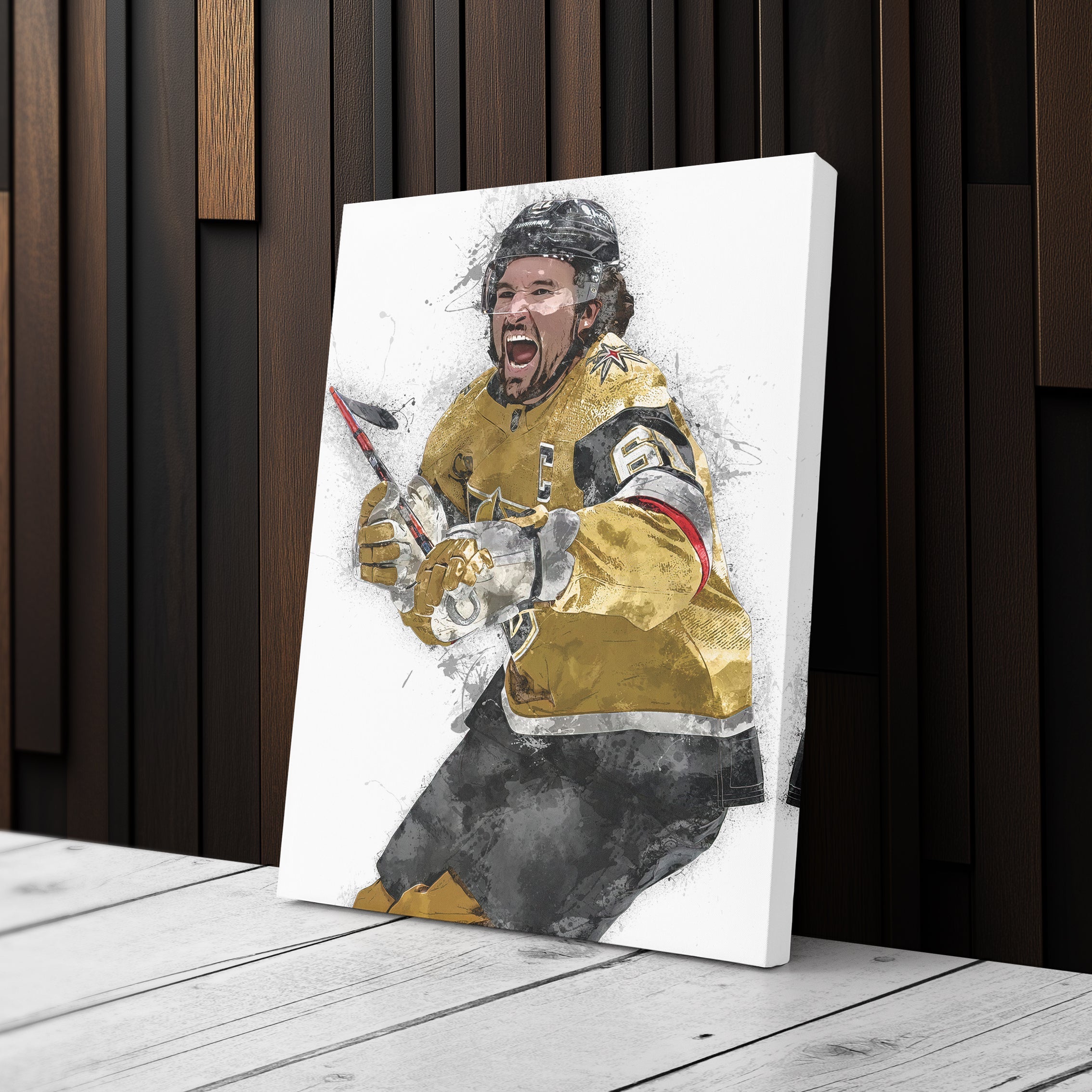 Mark Stone Canvas Art – Vegas Golden Knights Wall Decor