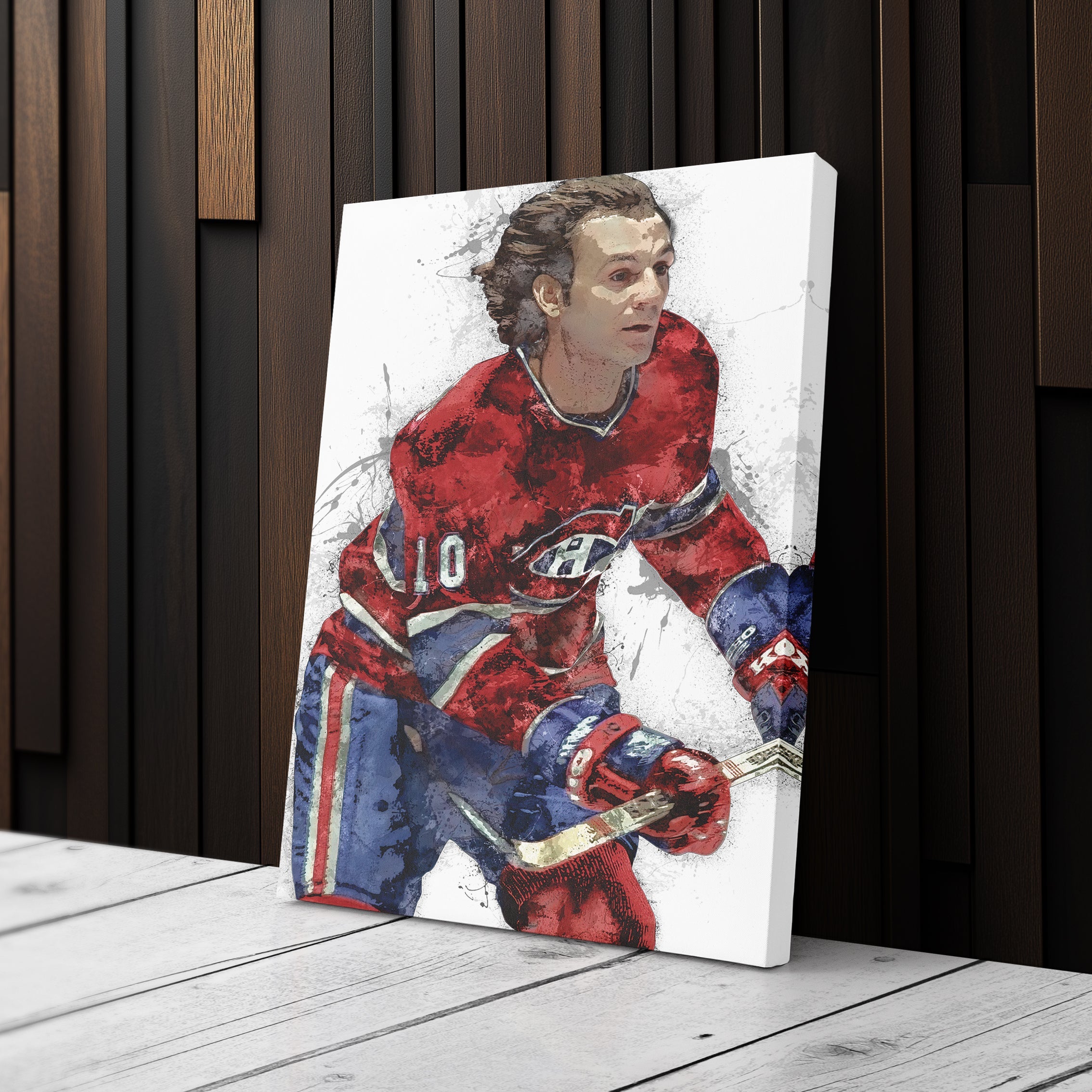Guy Lafleur Canvas Art – Montreal Canadiens Wall Decor