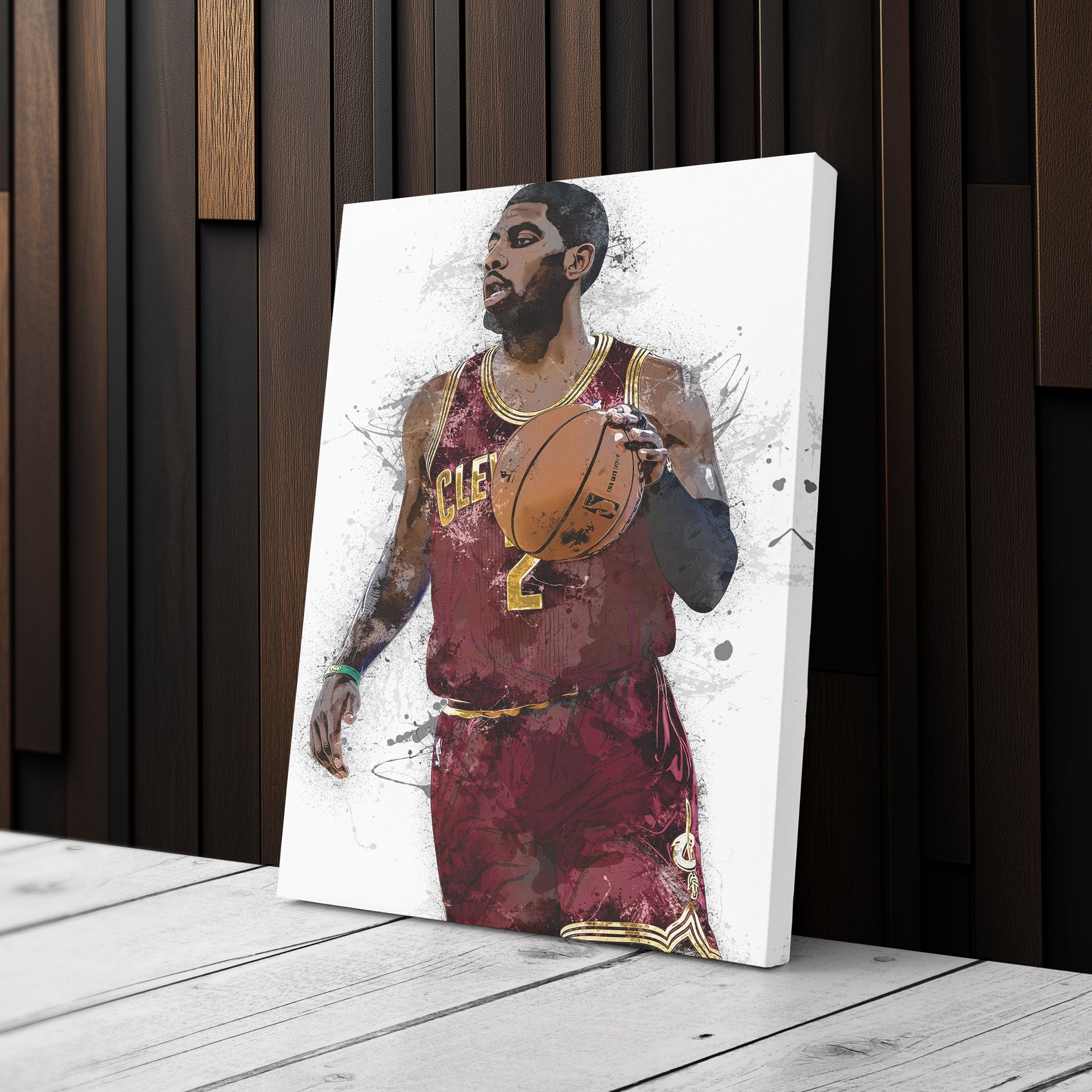 Kyrie Irving Canvas Art – Cleveland Cavaliers Wall Decor
