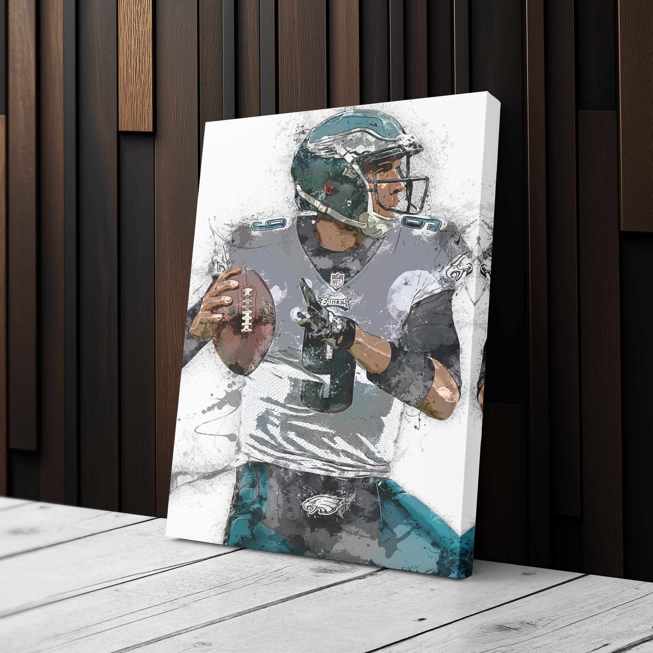 Nick Foles Canvas Art – Philadelphia Eagles Wall Decor