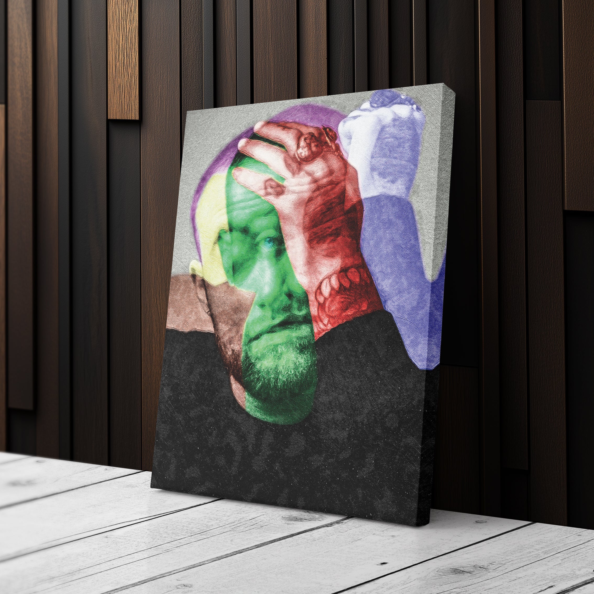 Mac Miller Circles Canvas – Rapper Wall Art Gift for Music Fans and Collectors