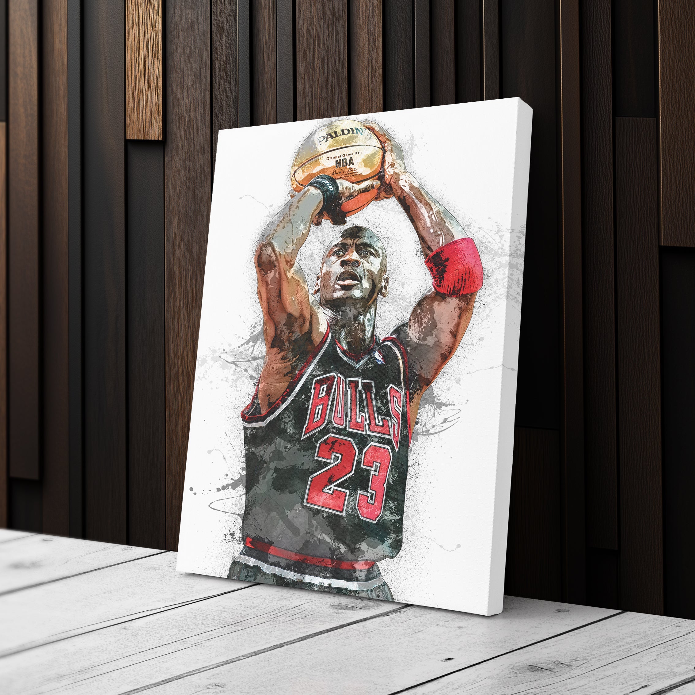 Michael Jordan Canvas Art – Chicago Bulls Legend Wall Decor