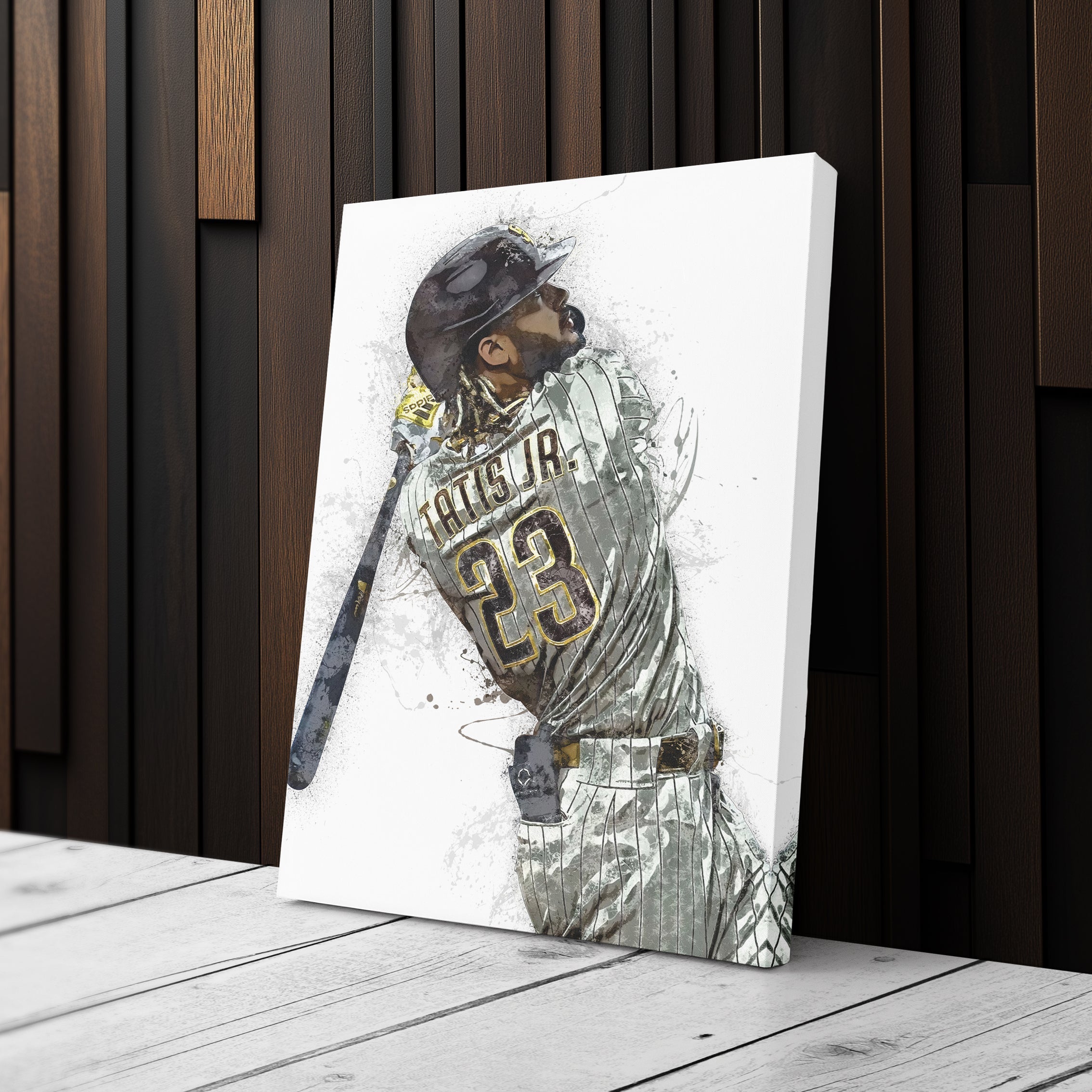 Fernando Tatis Jr. Canvas Art – San Diego Padres Wall Decor