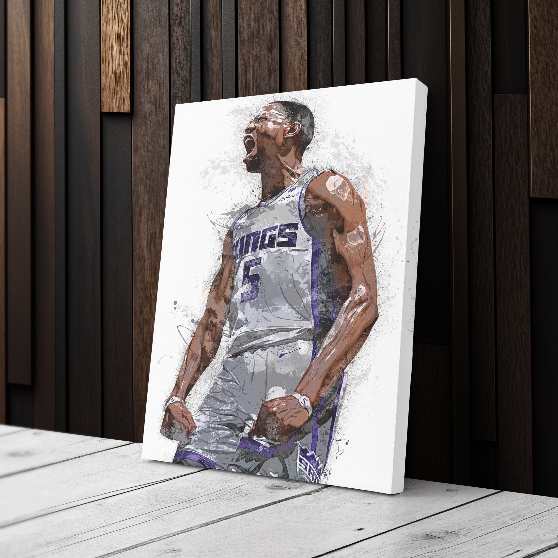 De'Aaron Fox Canvas Art – Sacramento Kings Wall Decor