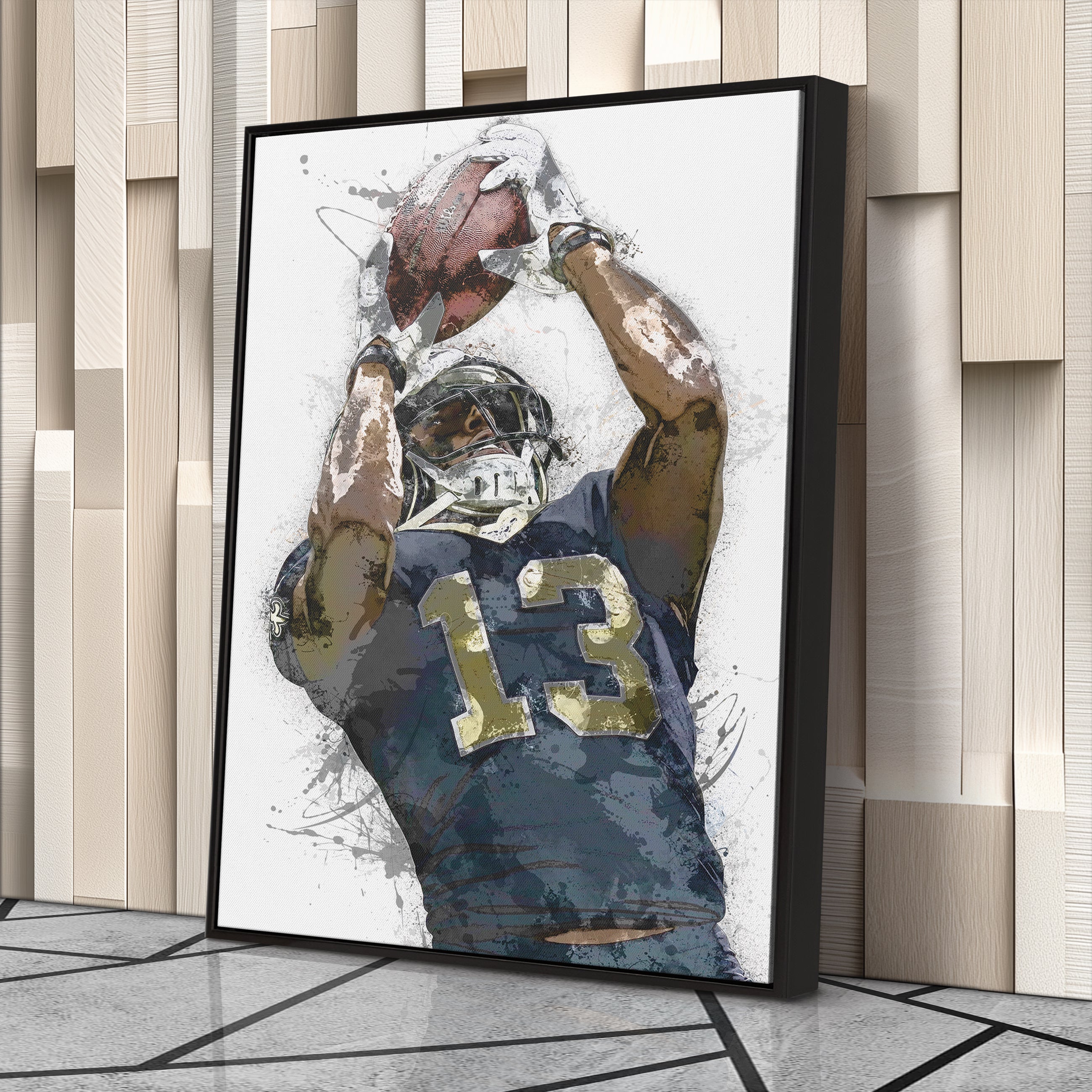 Michael Thomas Canvas Art – New Orleans Saints Wall Decor