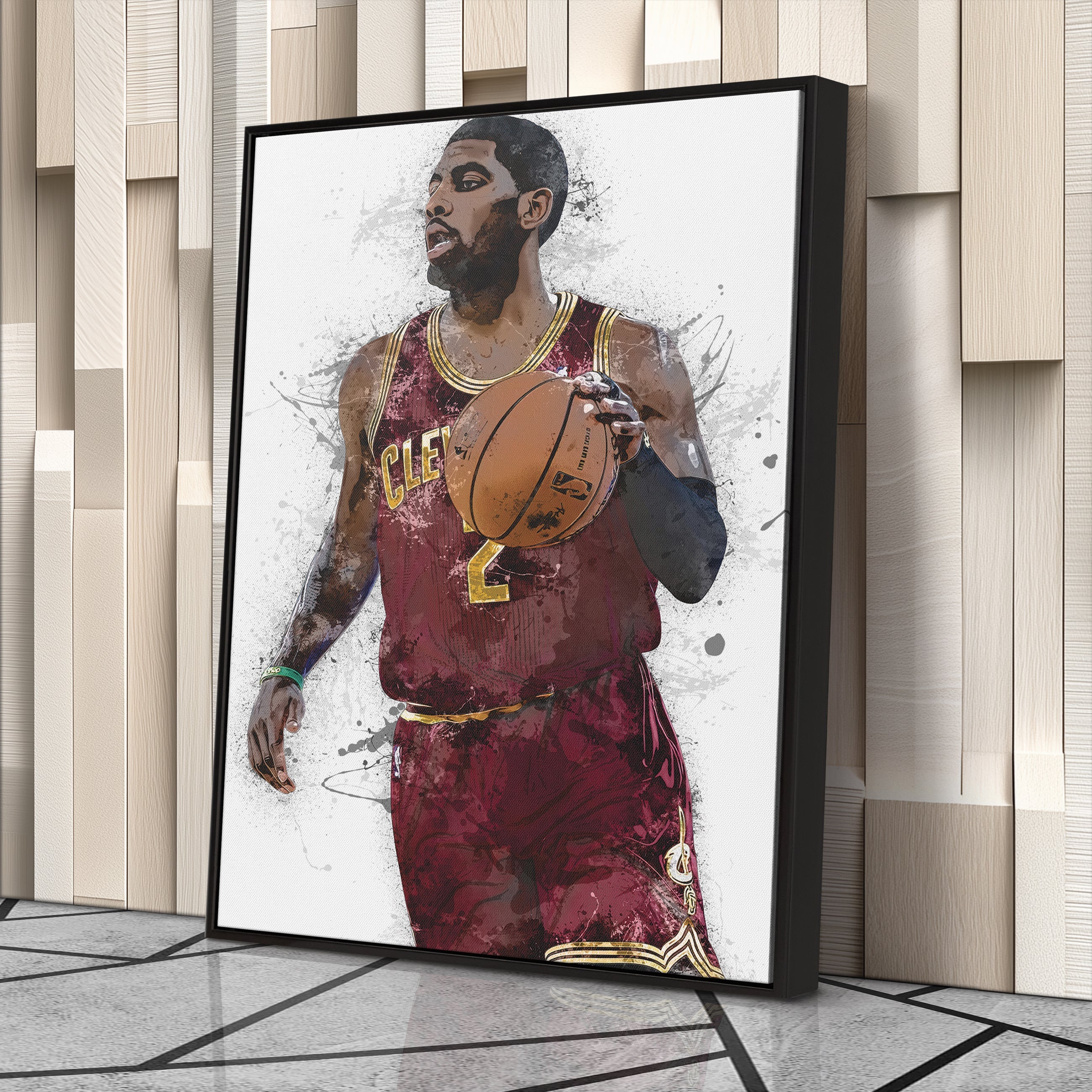 Kyrie Irving Canvas Art – Cleveland Cavaliers Wall Decor