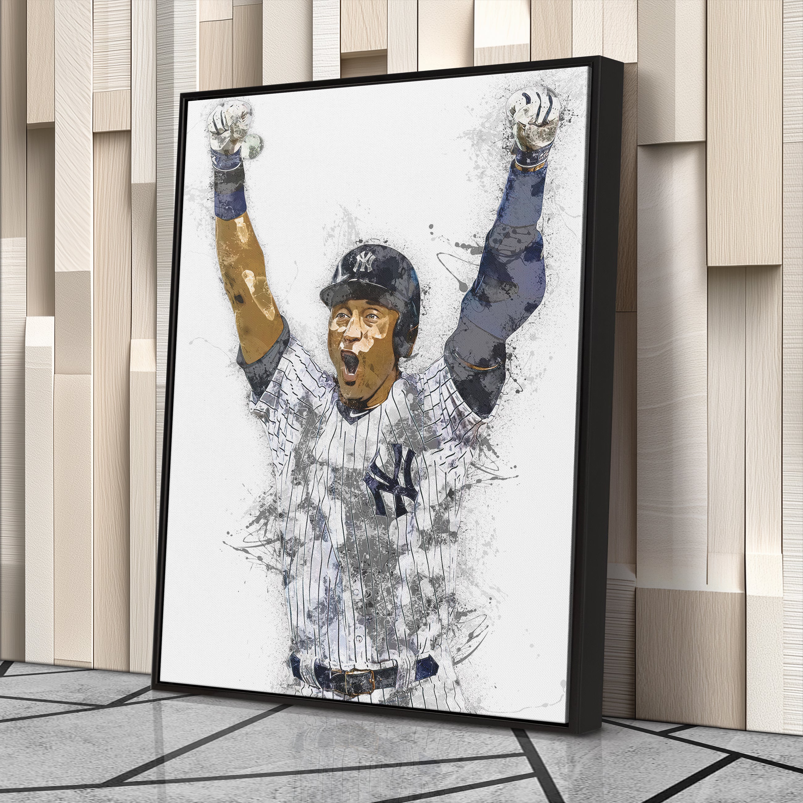 Derek Jeter Canvas Art – New York Yankees Wall Decor