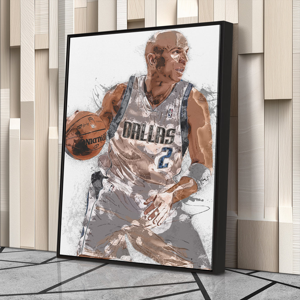 Jason Kidd Canvas Art – Dallas Mavericks Wall Decor