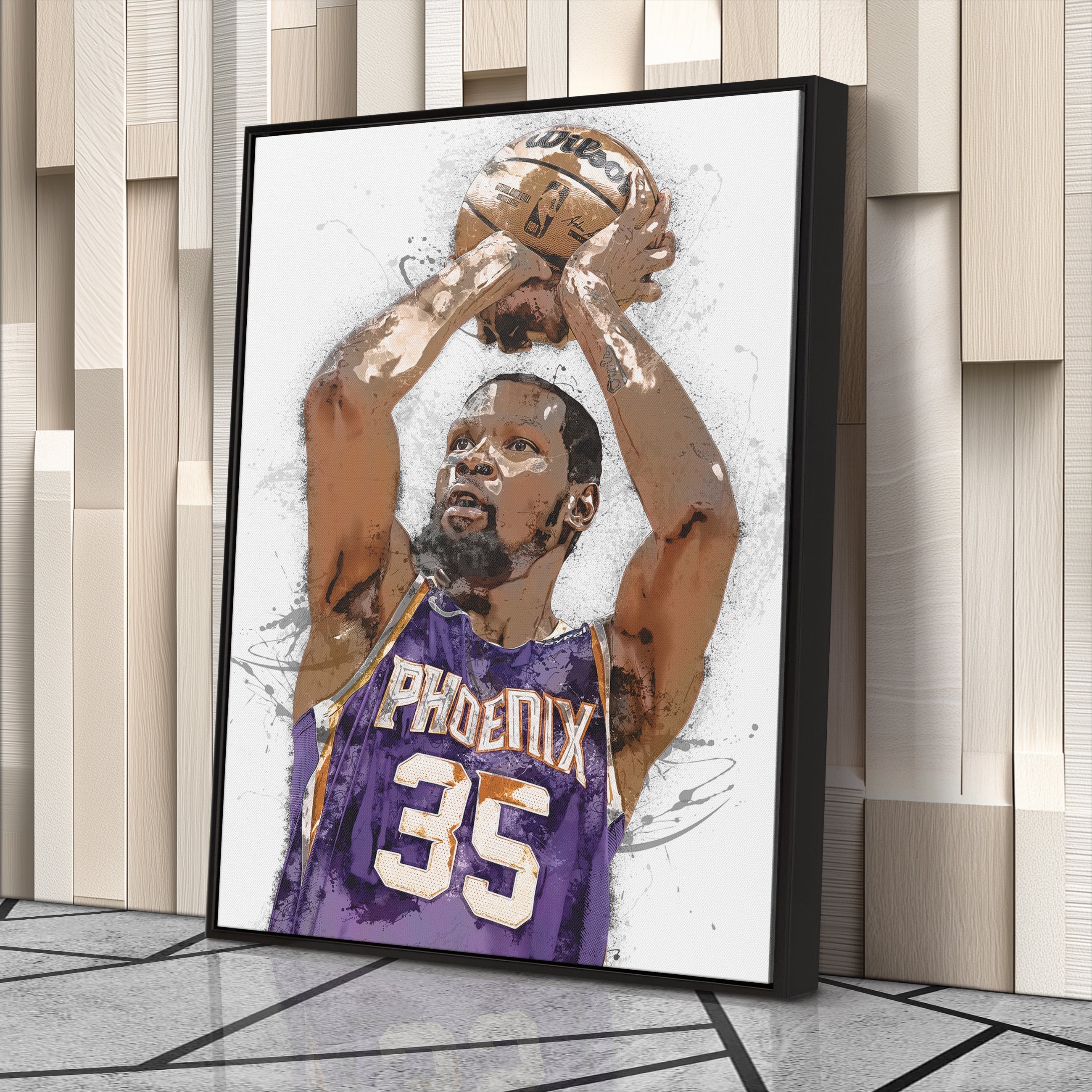 Kevin Durant Canvas Art – Phoenix Suns Wall Decor