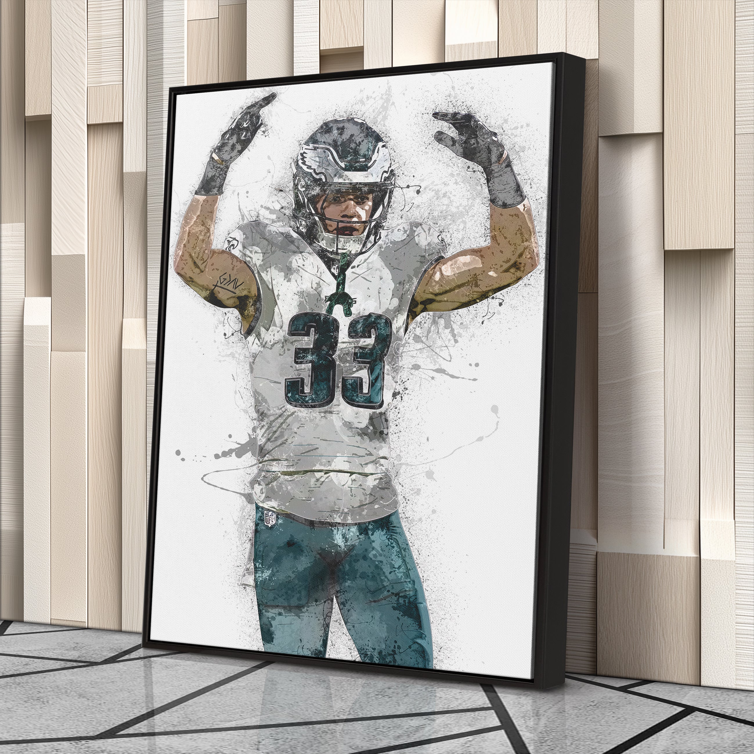 Cooper DeJean Canvas Art – Philadelphia Eagles Wall Decor
