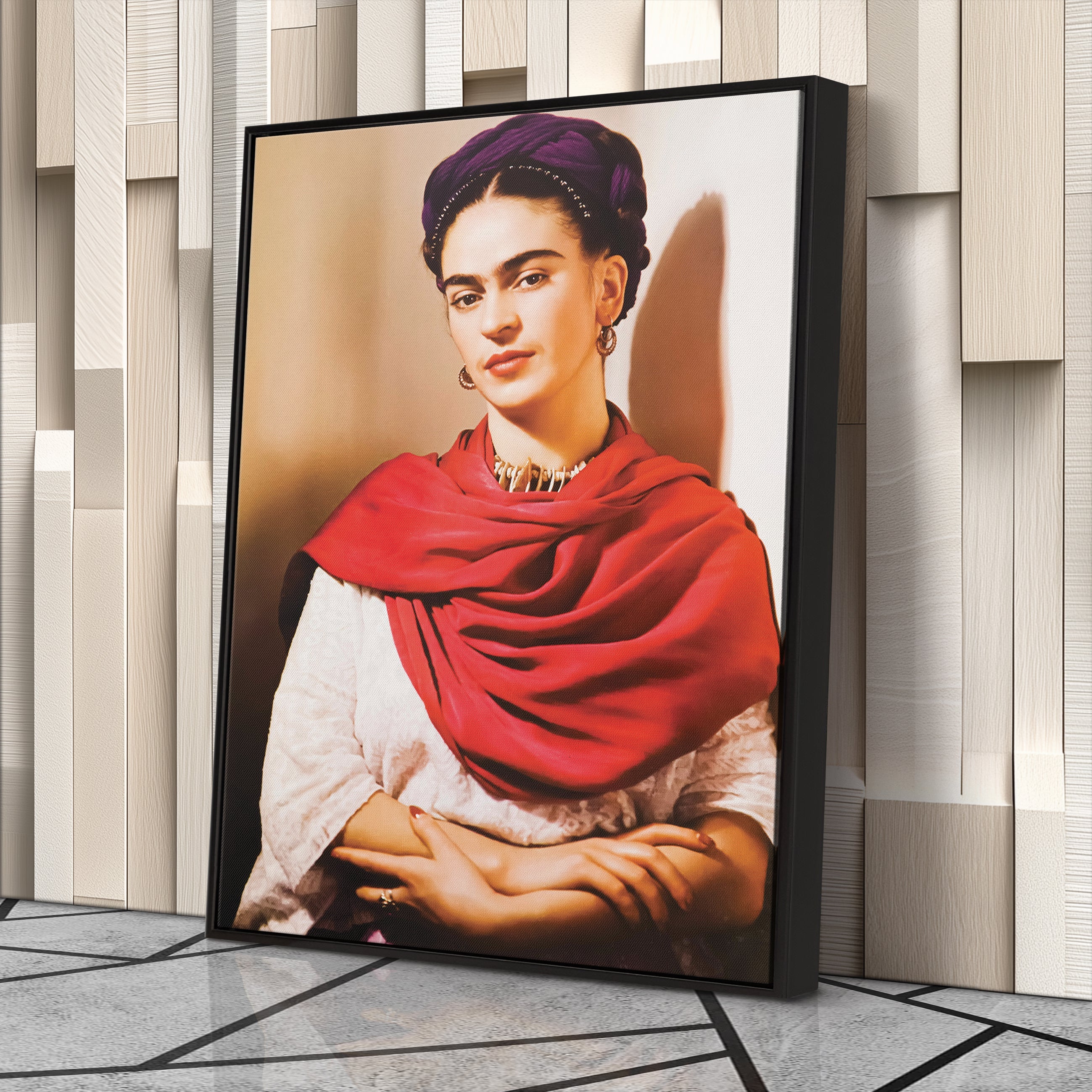Frida Kahlo Canvas – Wall Art Gift for Art Lovers, Feminists, and Creative Spaces