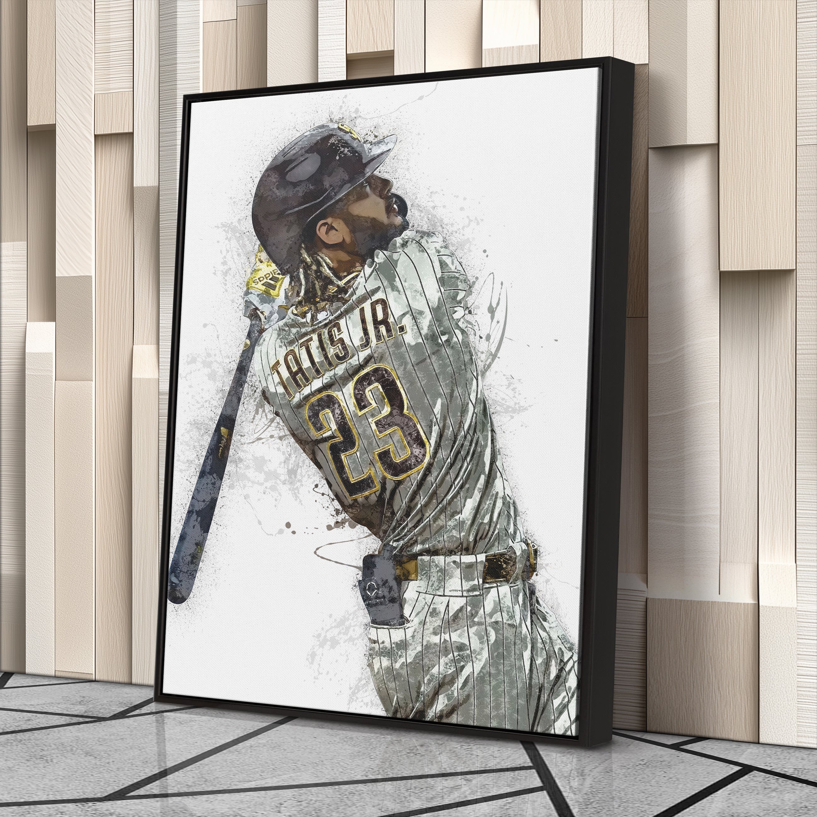 Fernando Tatis Jr. Canvas Art – San Diego Padres Wall Decor