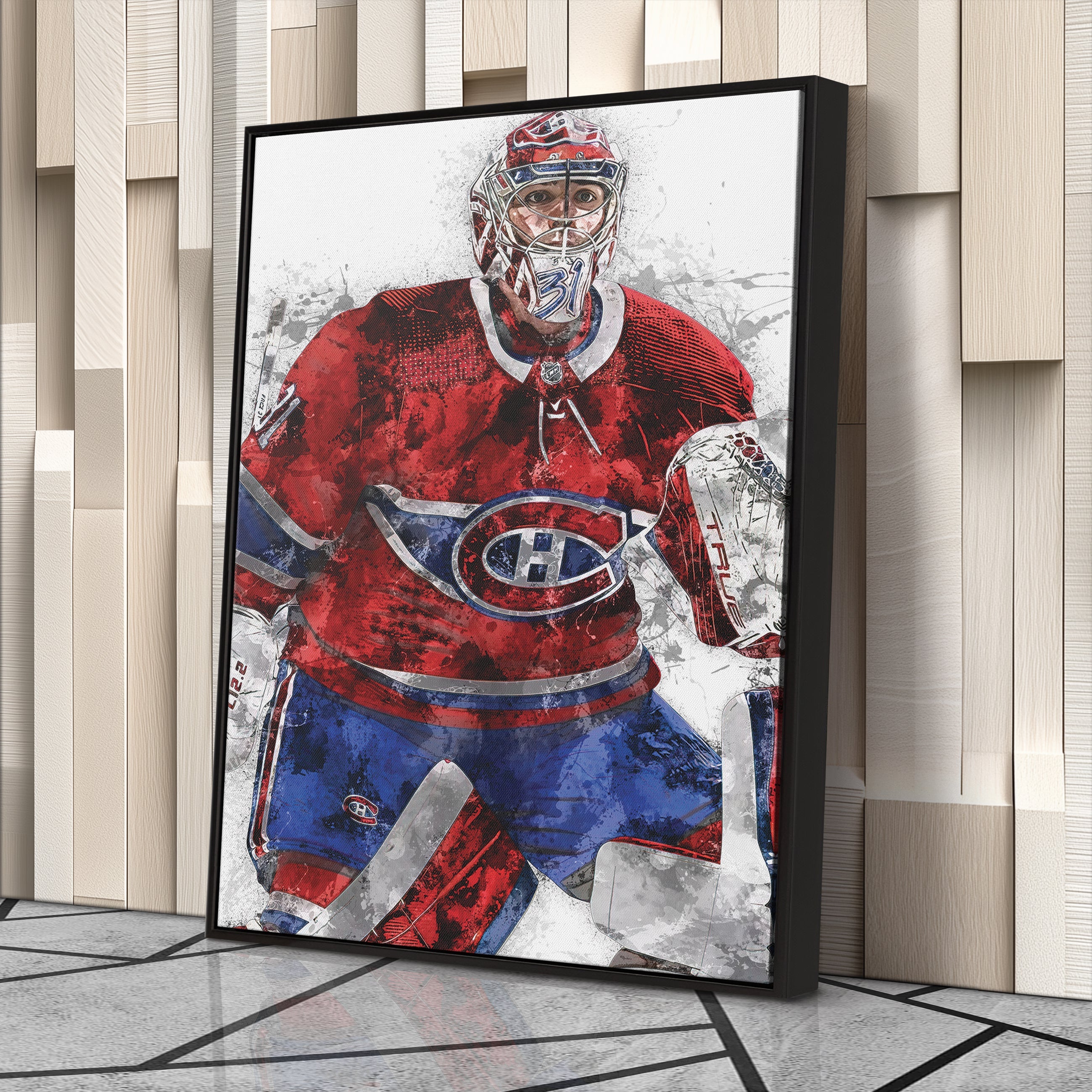Carey Price Canvas Art – Montreal Canadiens Wall Decor