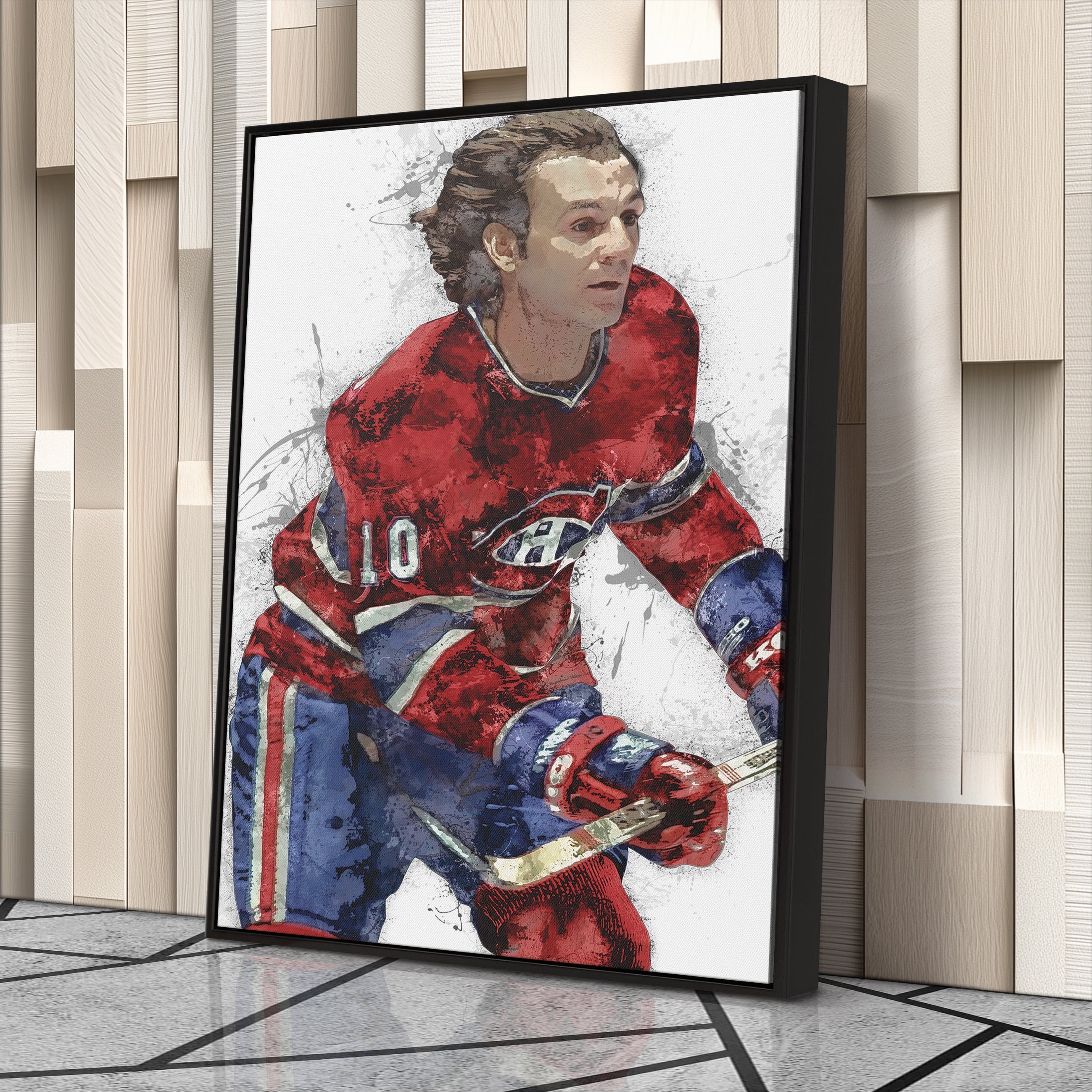 Guy Lafleur Canvas Art – Montreal Canadiens Wall Decor