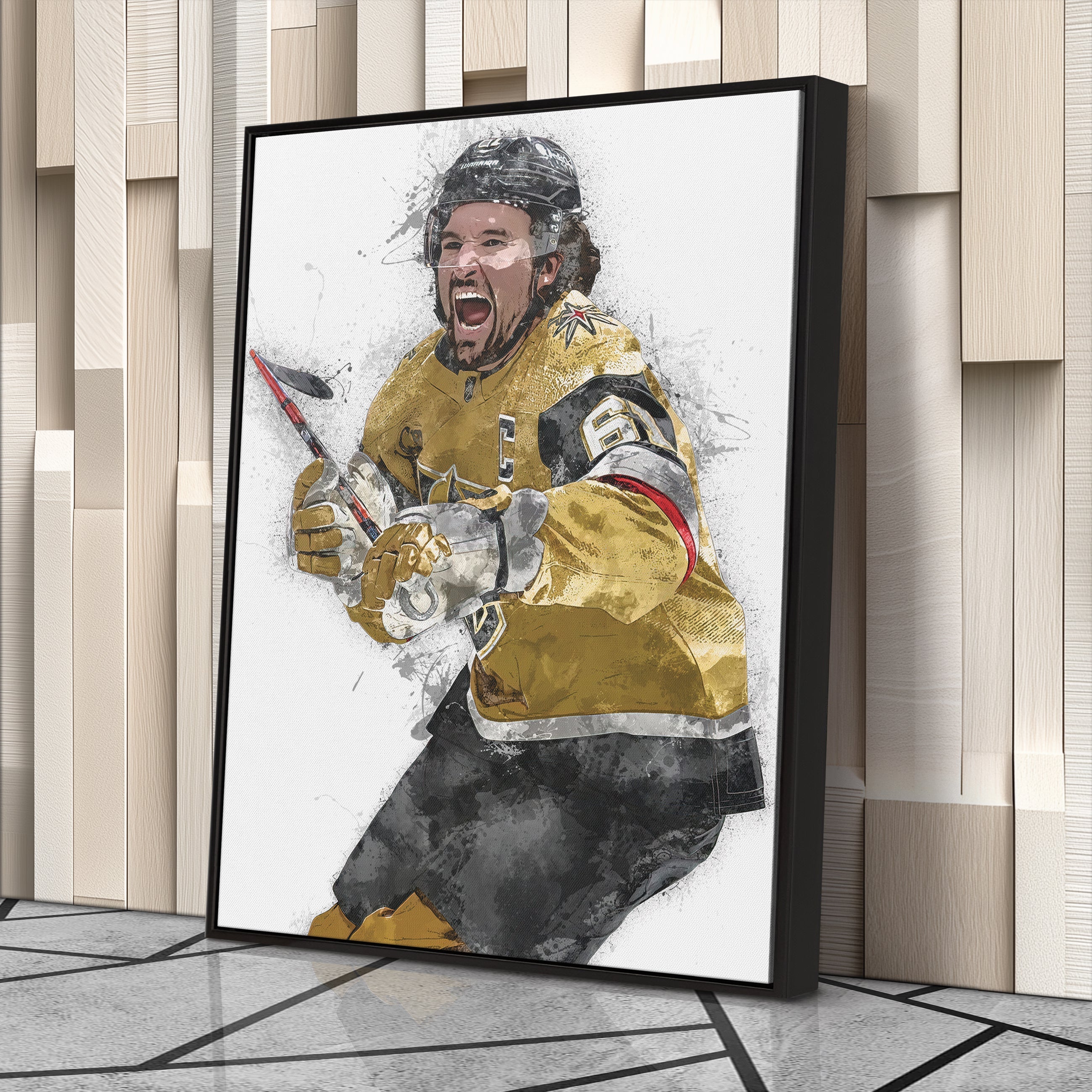 Mark Stone Canvas Art – Vegas Golden Knights Wall Decor