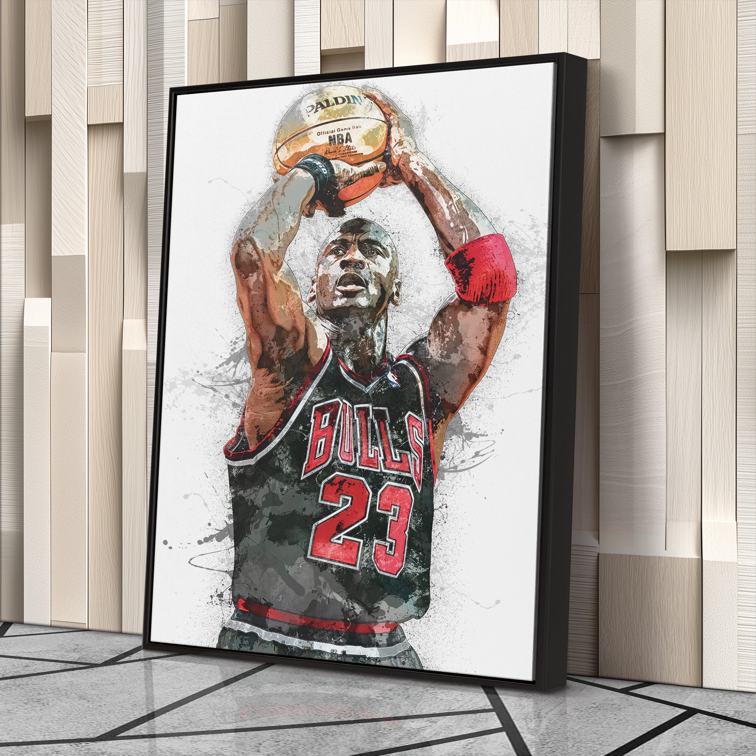Michael Jordan Canvas Art – Chicago Bulls Legend Wall Decor