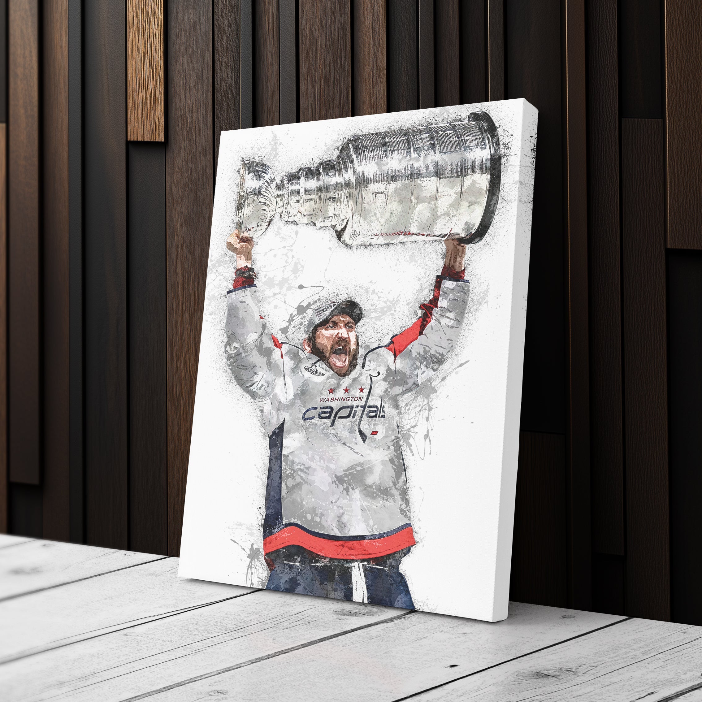 Alexander Ovechkin Canvas Art - Washington Capitals Wall Decor