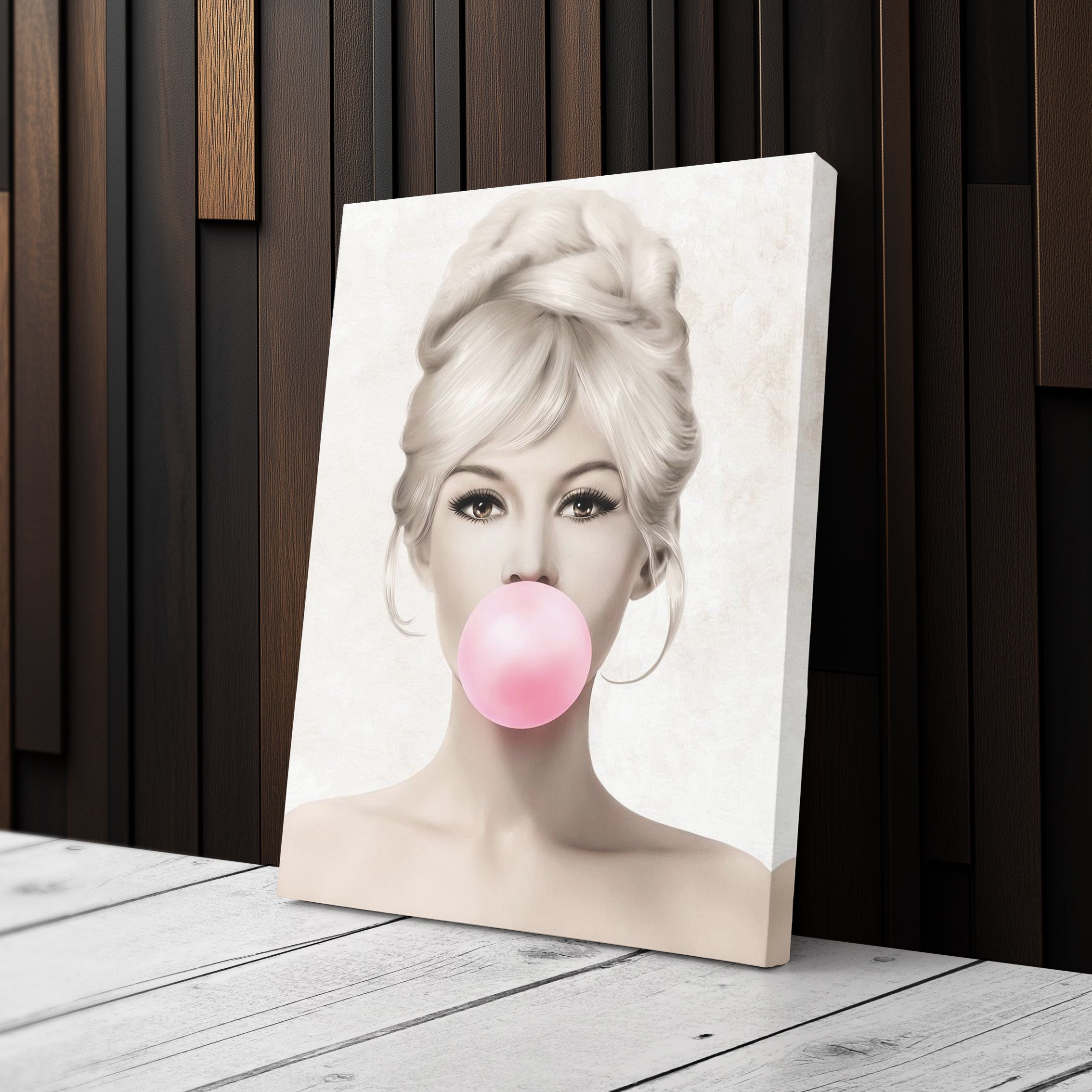 Brigitte Bardot Canvas Print – French Actress Wall Art for Home, Studio, or Salon