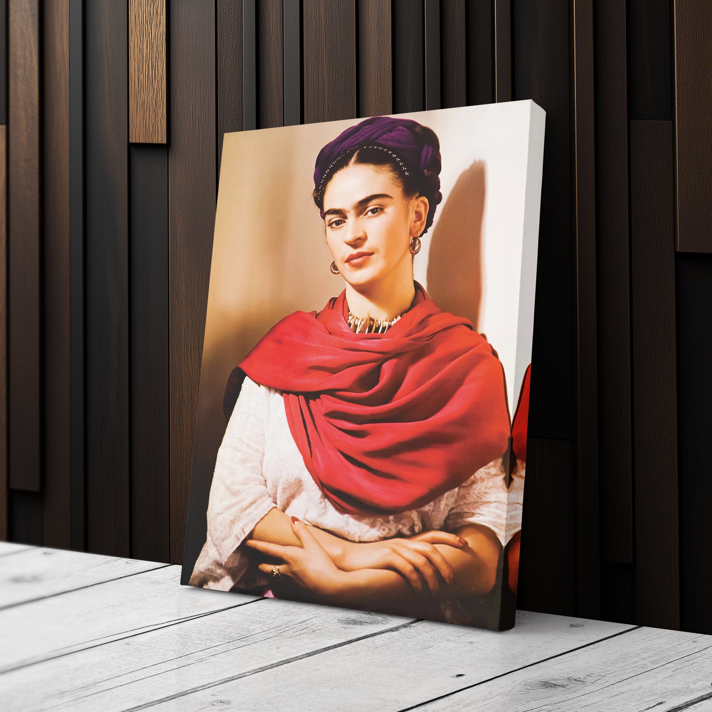 Frida Kahlo Canvas – Wall Art Gift for Art Lovers, Feminists, and Creative Spaces