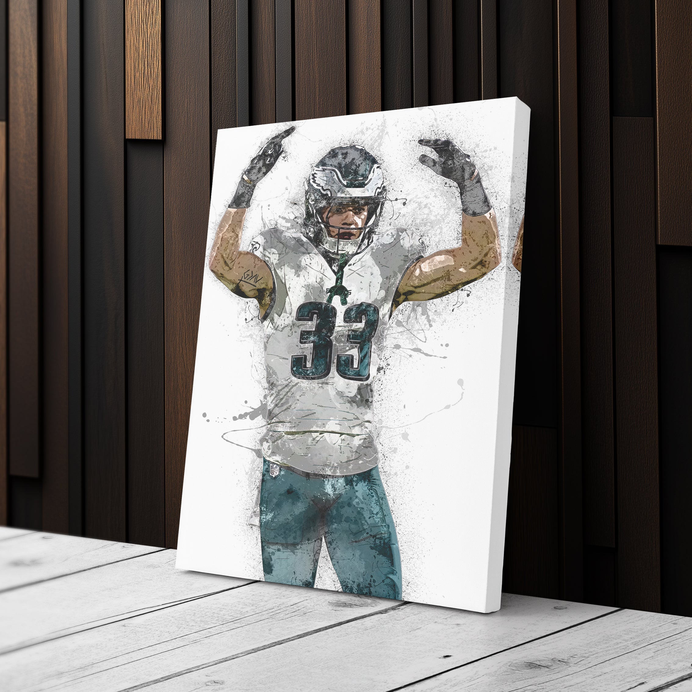 Cooper DeJean Canvas Art – Philadelphia Eagles Wall Decor