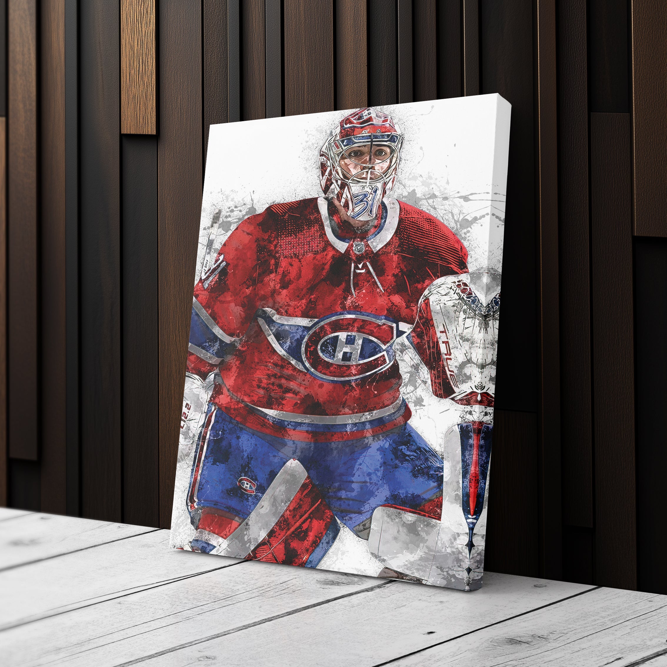 Carey Price Canvas Art – Montreal Canadiens Wall Decor