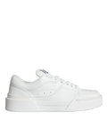 Dolce & Gabbana White Miami Leather Low Top Sneakers Shoes