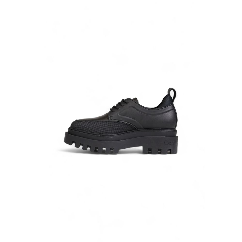 Calvin Klein Jeans Black Polyethylene Platform Pumps