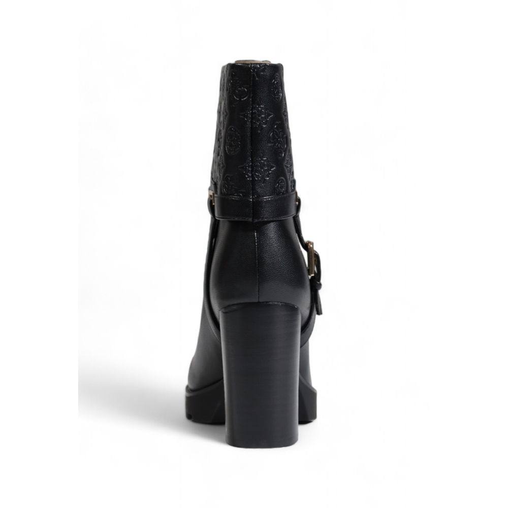 Guess Black Polyethylene Ankle Boots
