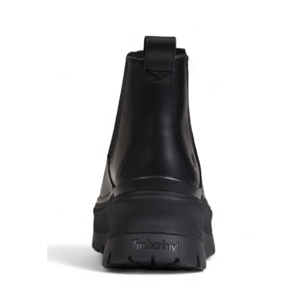 Timberland Black Leather Ankle Boots