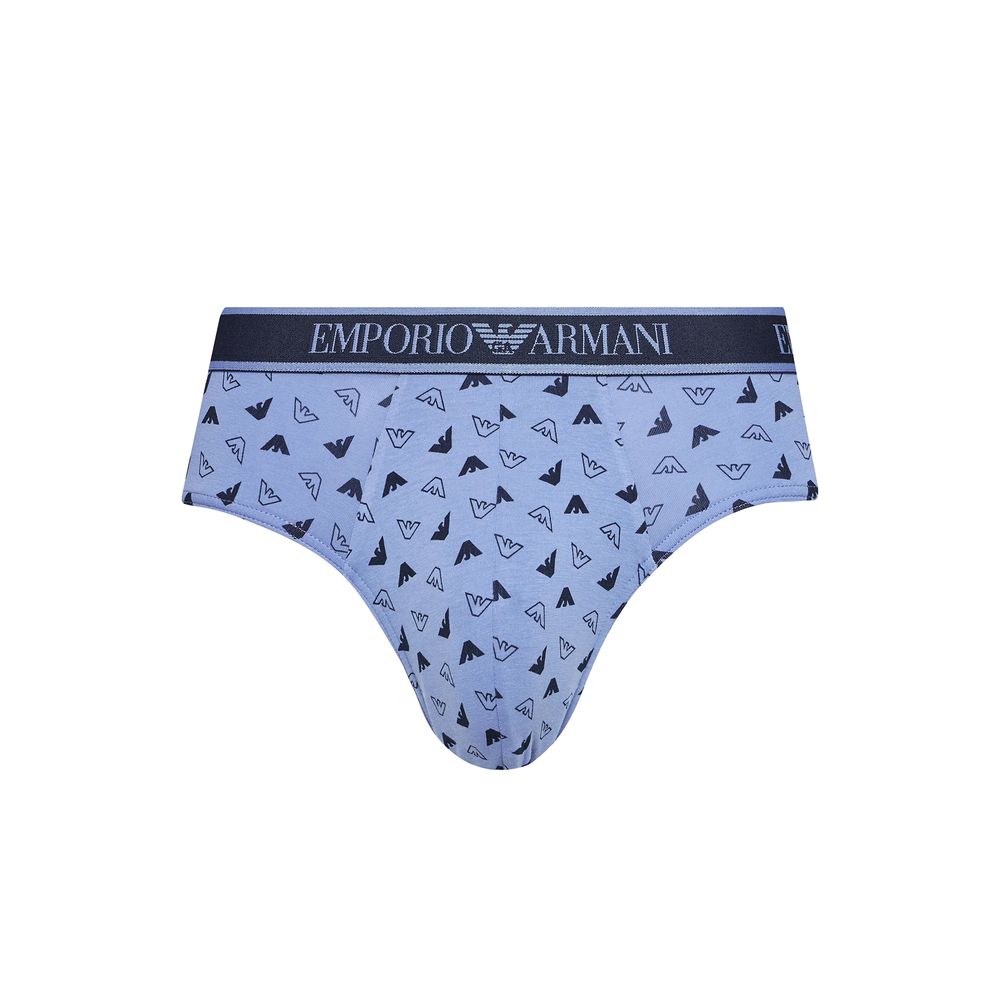 Emporio Armani Underwear Blue Cotton False