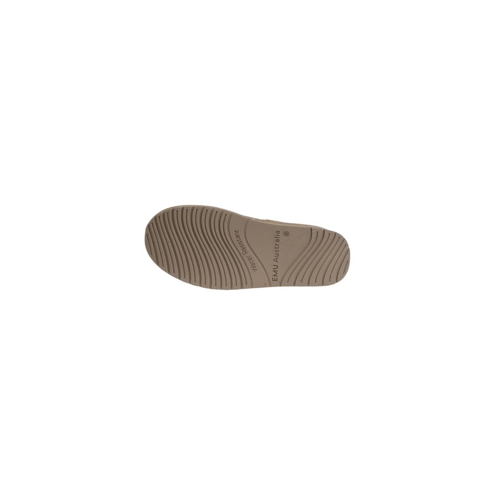 EMU Australia Beige Leather Ankle Boots