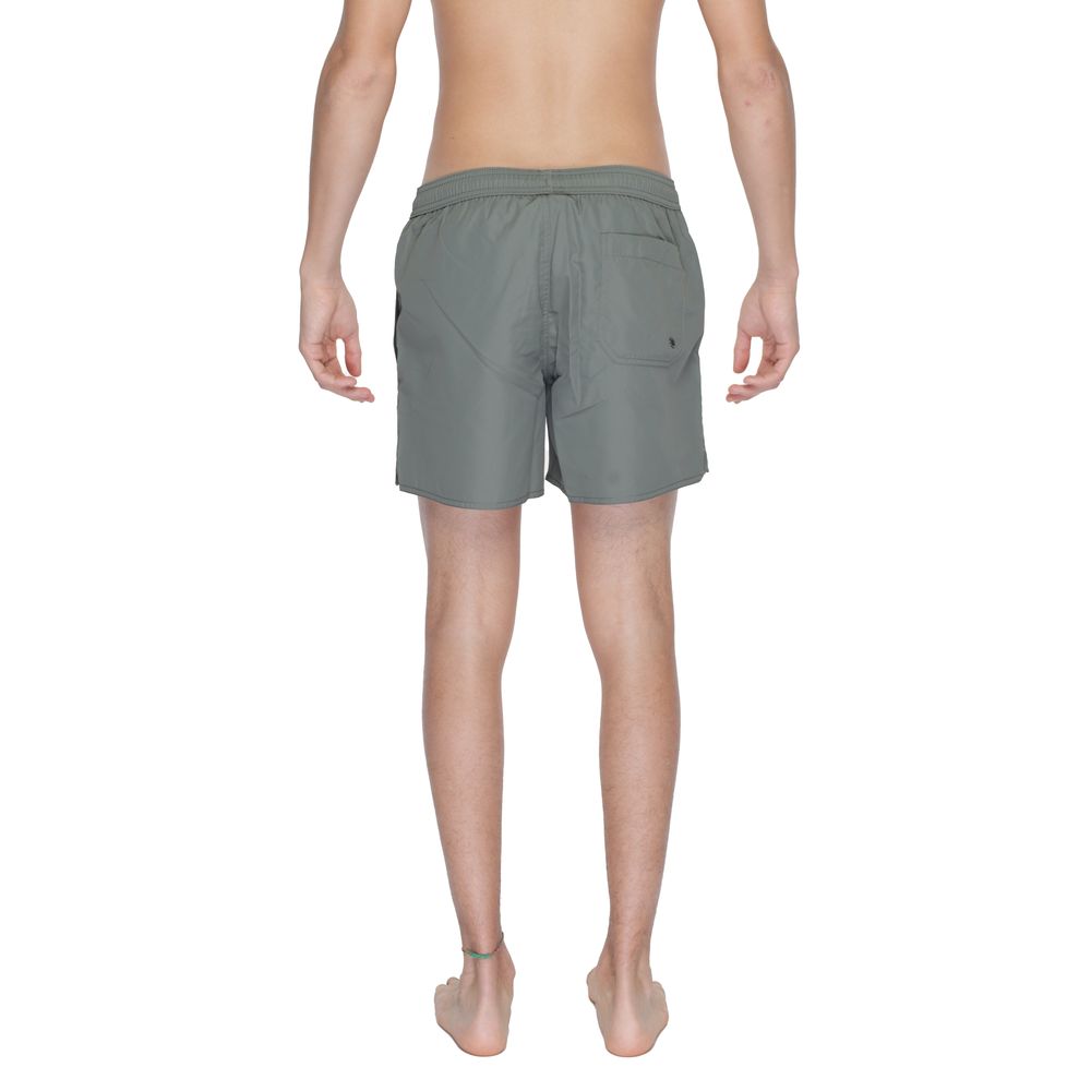 Emporio Armani Underwear Green Polyester Swim Shorts
