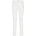 Purple Optic White Paint Jeans