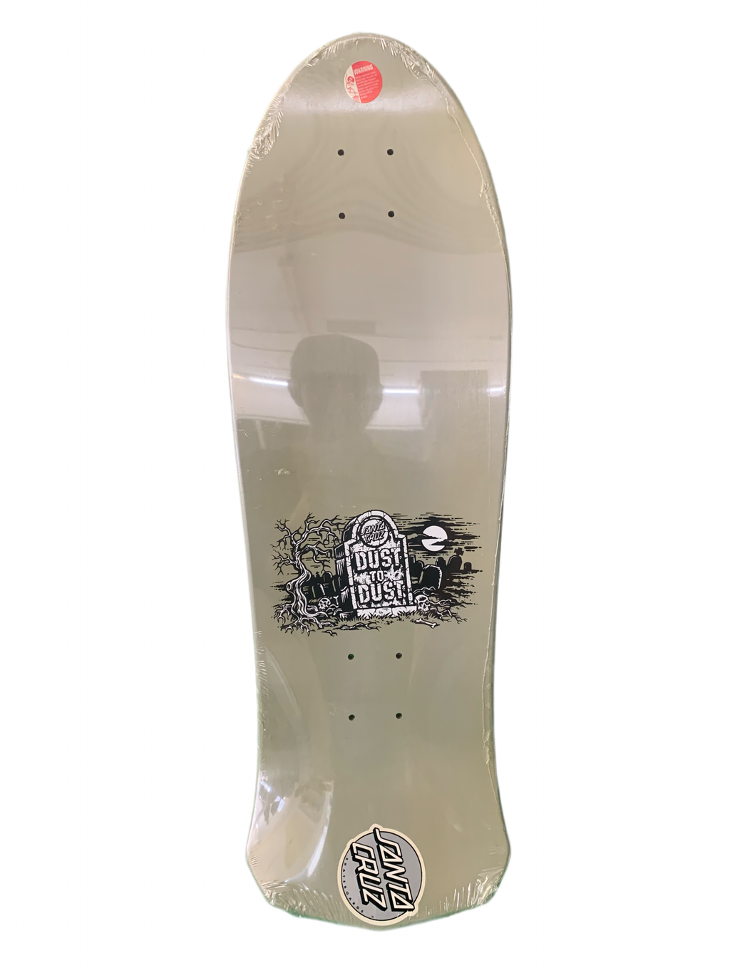 Santa Cruz Salba Witch Doctor Dust to Dust Black/Grey 9.5" 2007 Reissue Classic Skateboard Deck